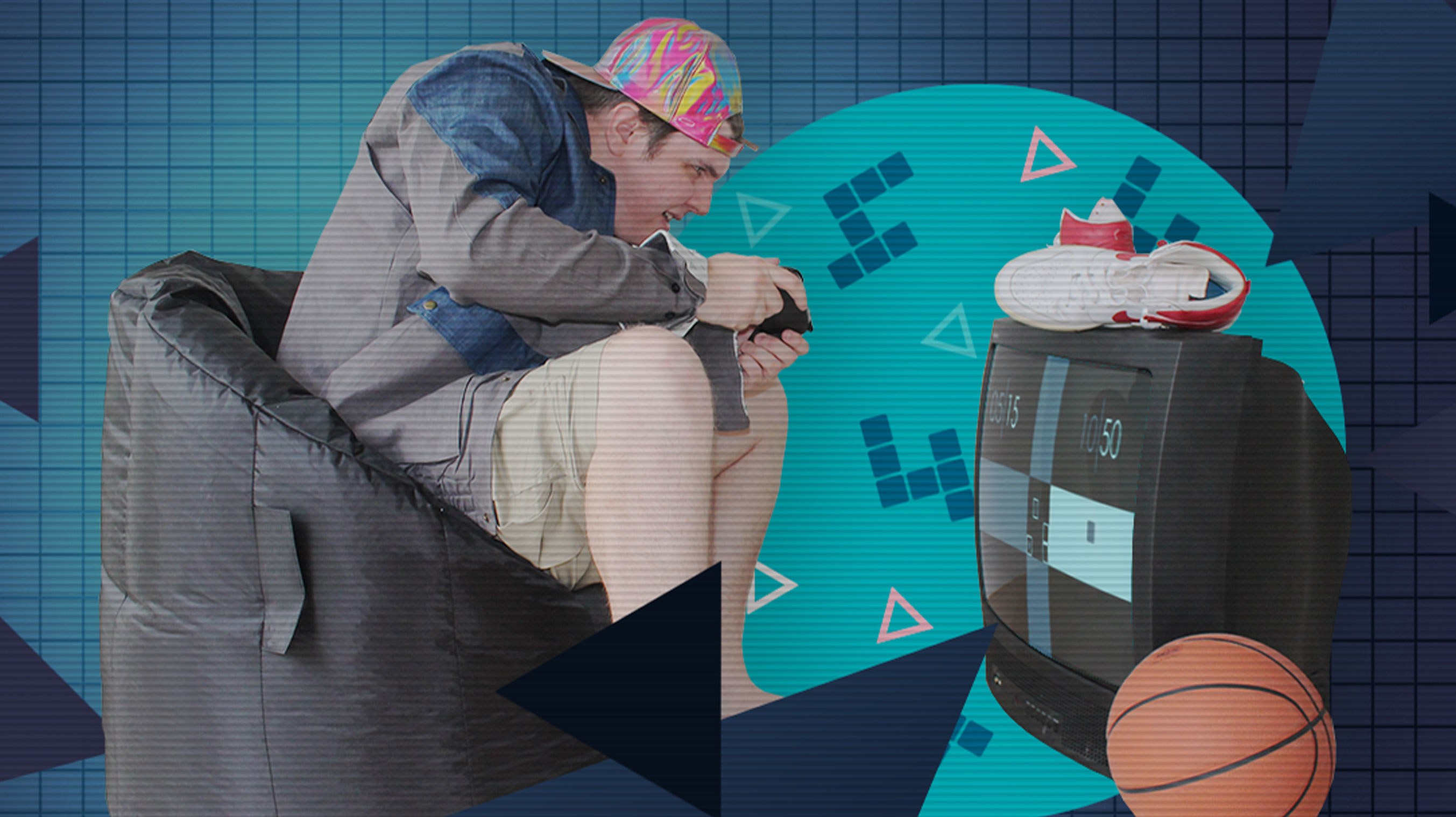 90's kid playing the puzzle game Cross 4