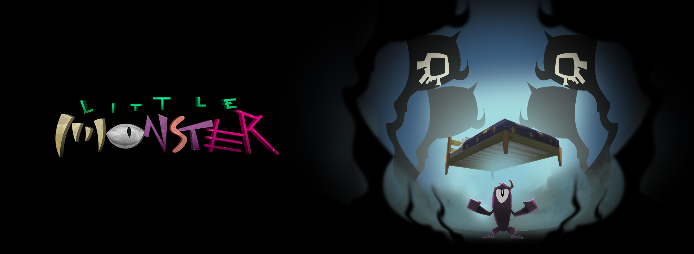 key art for Little Monster game